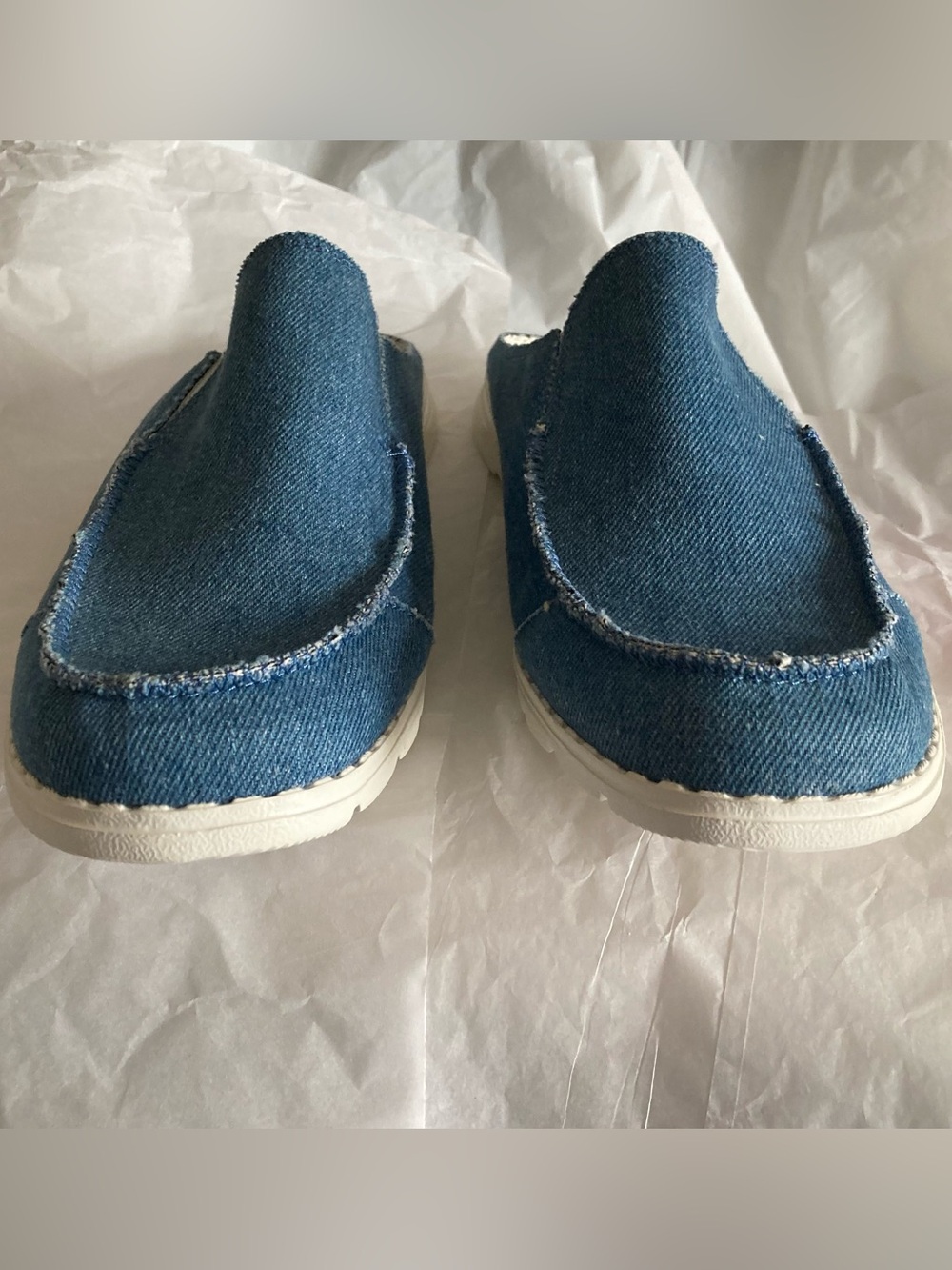 Colgo Denim Mule Shoes - Picture 3 of 10